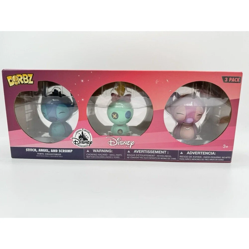 Funko Dorbz Lilo & Stitch Angel & Scrump 3 pack Disney Special Edition Vinyl NEW